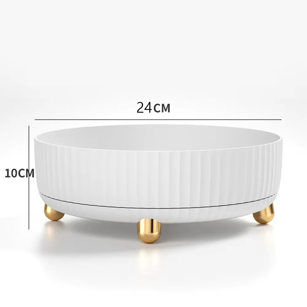 Kitchen 360°Rotating Spice Holder Desktop Storage Box for Perfume Cosmetic Box Bathroom Home Office Organizer Seasoning Holder